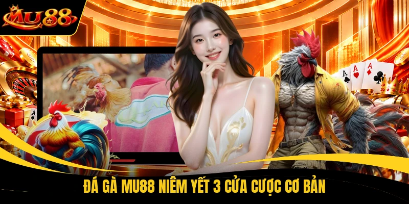 Đá gà MU88 niêm yết 3 cửa cược cơ bản