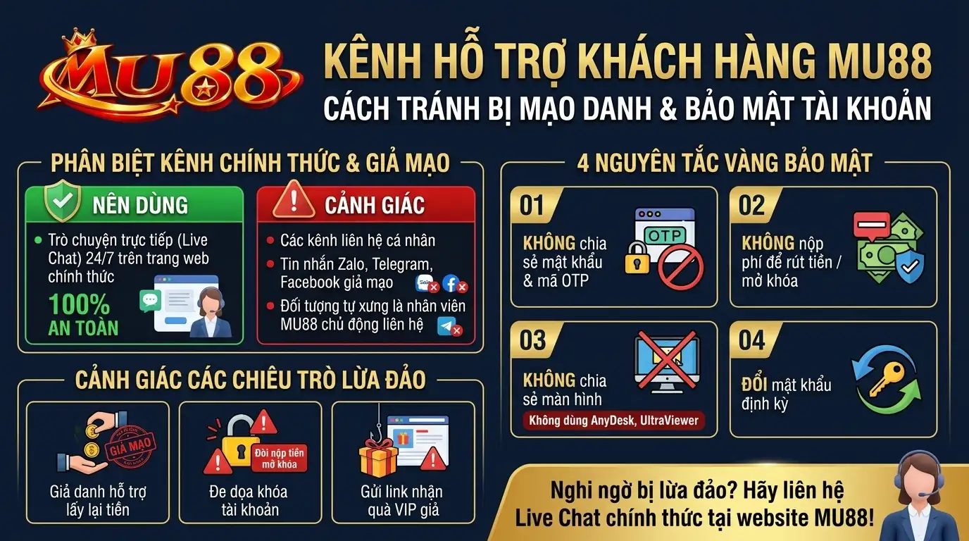 mu88 kenh ho tro khach hang cskh mu88 cach tranh bi mao danh